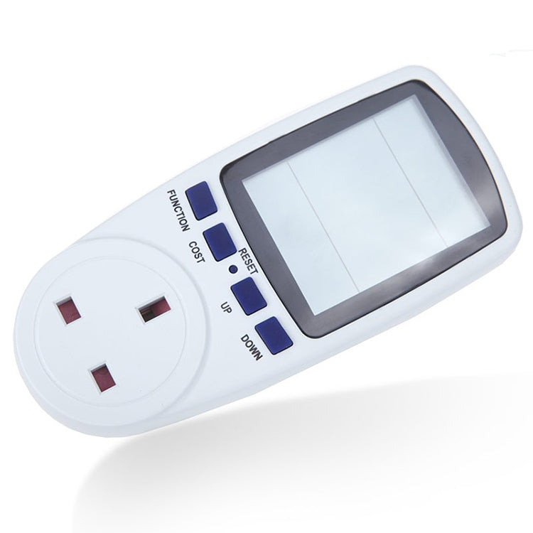 AC 230-250V 50Hz Max 13A จอแสดงผล LCD เครื่องวัดพลังงานวัตต์โวลต์แรงดันไฟฟ้า Power Analyzer ไฟฟ้าอัตโนมัติ Monitor เครื่องวิเคราะห์ Power,UK Plug, AC 230-250V UK Plug