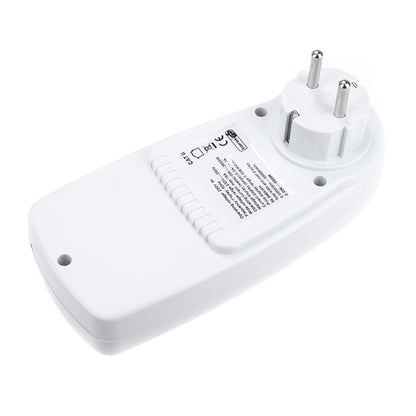 AC 230V 50Hz สูงสุด 16A จอแสดงผล LCD เครื่องวัดพลังงานวัตต์โวลต์แรงดันไฟฟ้าเครื่องวิเคราะห์พลังงานไฟฟ้าอัตโนมัติ Monitor เครื่องวิเคราะห์ Power, ปลั๊ก EU, AC 230V EU Plug