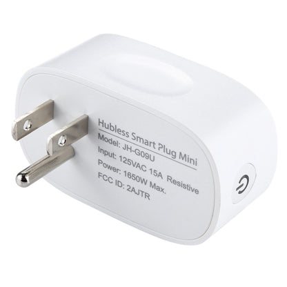 JH-G09U 15A 2.4GHz WiFi ควบคุม Hubless ปลั๊กไฟบ้านอัจฉริยะทำงานร่วมกับ Alexa และ Google Home, AC 100-240V, US Plug, JH-G09U