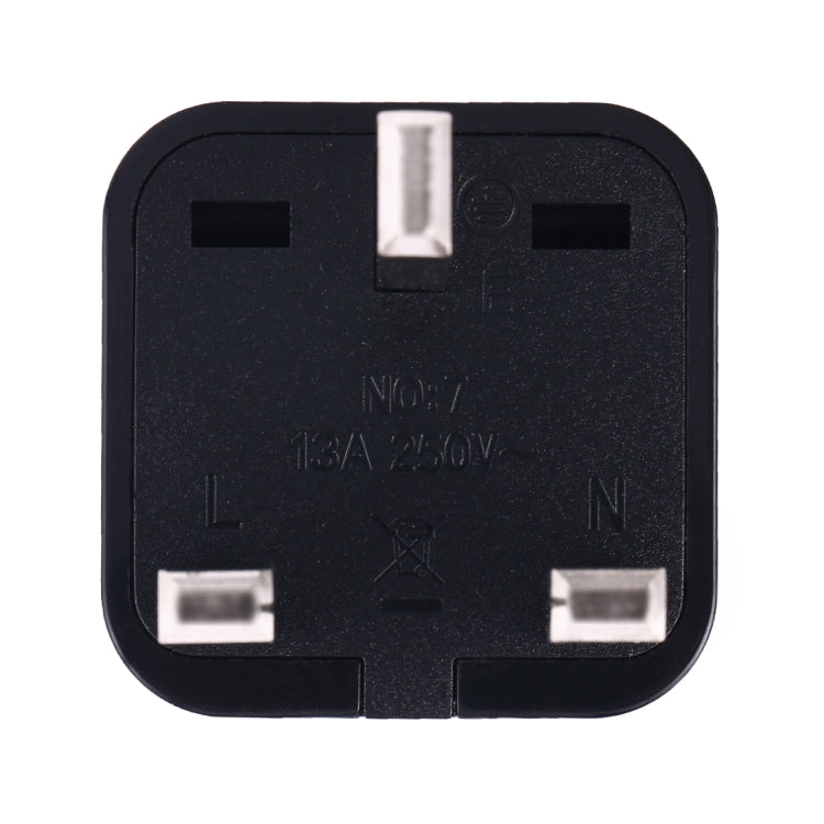 ซ็อกเก็ตสากลแบบพกพาไปยัง UK Plug Power Adapter Travel Charger, UK Plug