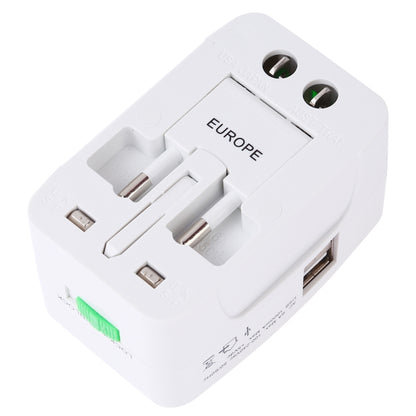 ตัวแปลงสากลสำหรับเดินทางอเนกประสงค์ 110-250V พร้อมอินเทอร์เฟซ USB คู่, ปลั๊ก EU / UK / US / AU