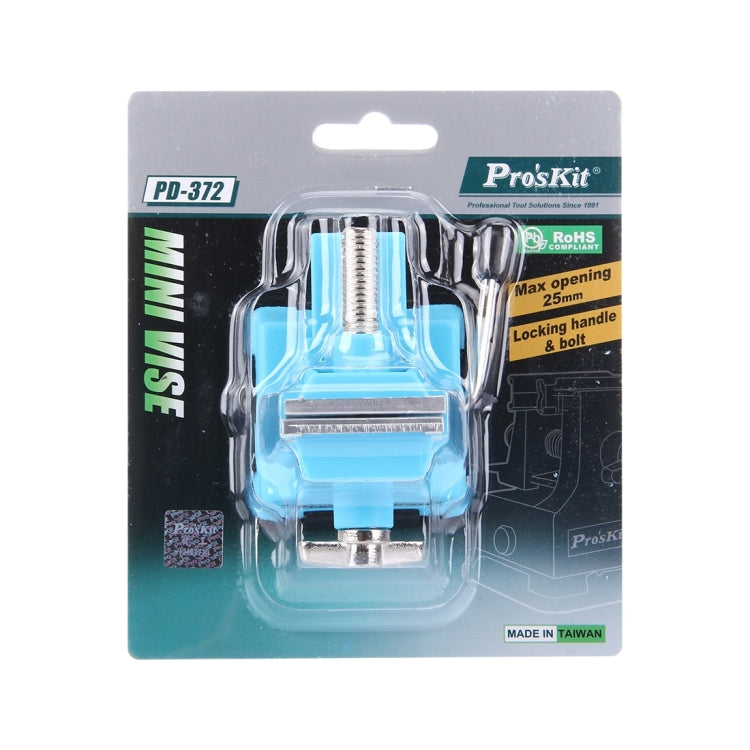 Proskit PD-372 ปากการองโต๊ะขนาดเล็ก เส้นผ่านศูนย์กลางเปิดสูงสุด 25mm, PD-372