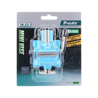 Proskit PD-372 ปากการองโต๊ะขนาดเล็ก เส้นผ่านศูนย์กลางเปิดสูงสุด 25mm, PD-372