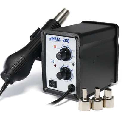 YIHUA 858 AC 220V อุณหภูมิปรับได้ & Air Flow Hot Air Gun, 858
