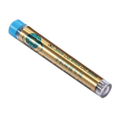 WLXY 0.3 มม.บัดกรีลวดดีบุกตะกั่วบัดกรีลวด, 0.3mm, 10 PCS 0.3mm