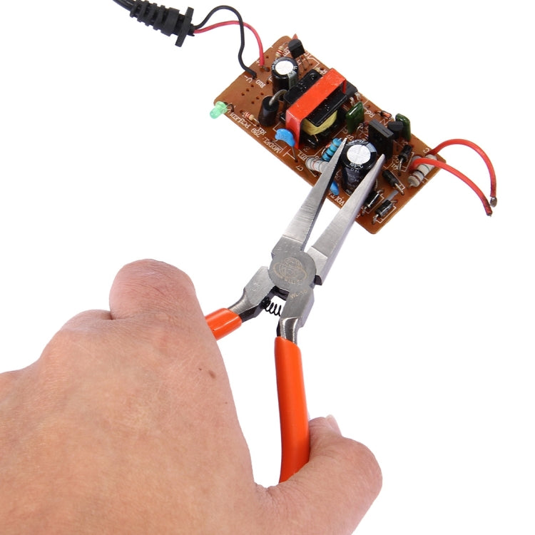 WLXY WL-18 คีมอิเล็กทรอนิกส์คีมปากแบนซ่อมมือ เครื่องมือ, WL-18 Flat-nose