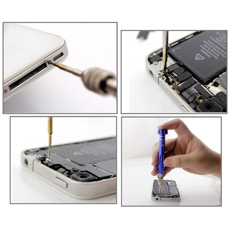 ชุดเครื่องมือเปิดซ่อมไขควงมืออาชีพที่เหมาะสมพร้อมกระเป๋าถือหนังสำหรับ iPhone 7 และ 7 Plus, 6666