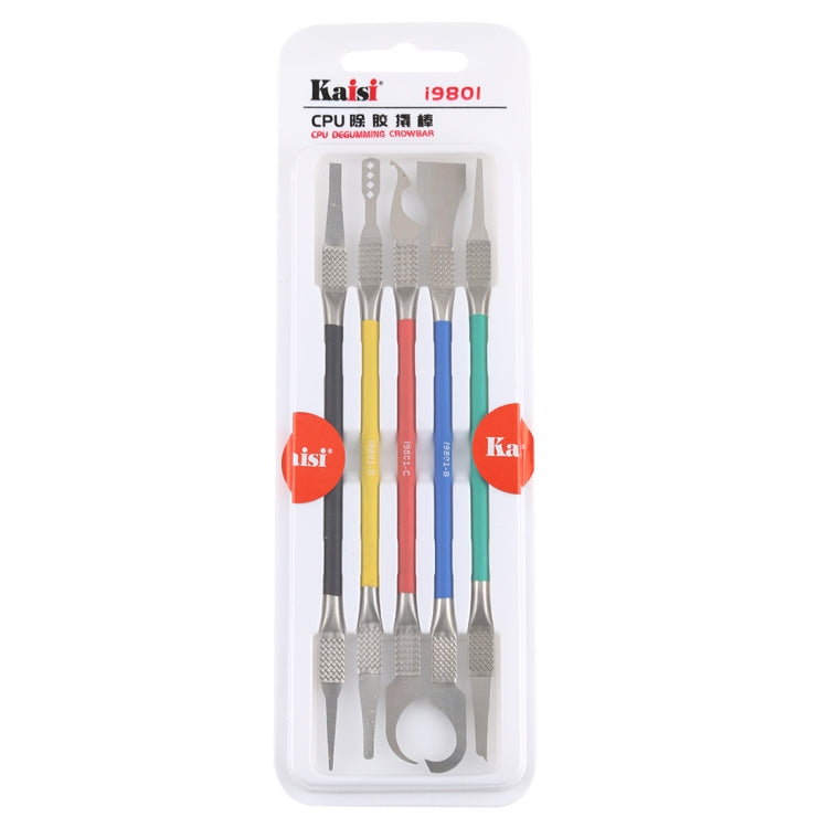 Kaisi i9801 CPU Professional โทรศัพท์มือถือ/แท็บเล็ตพลาสติก Disassembly Rods Crowbar ซ่อมชุดเครื่องมือ, i9801