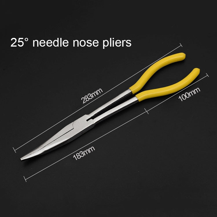 11 นิ้วมัลติฟังก์ชั่น 25 องศาดัดคีมจมูกเข็ม เครื่องมือ, 25 Degree Bending