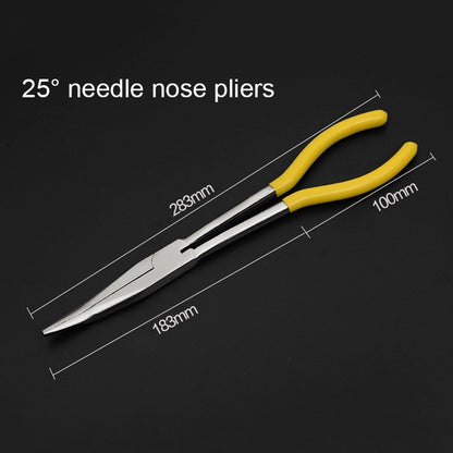 11 นิ้วมัลติฟังก์ชั่น 25 องศาดัดคีมจมูกเข็ม เครื่องมือ, 25 Degree Bending