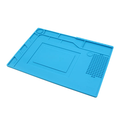 JIAFA S-150 แพลตฟอร์มการบำรุงรักษาแผ่นฉนวนกันความร้อนซ่อมแซมทนความร้อนเสื่อซิลิโคนพร้อมตำแหน่งสกรู, S-150