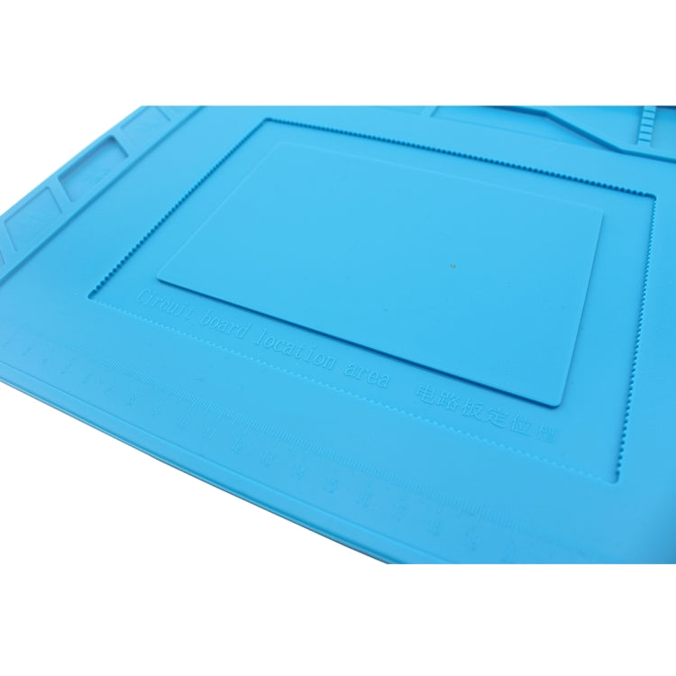 JIAFA S-150 แพลตฟอร์มการบำรุงรักษาแผ่นฉนวนกันความร้อนซ่อมแซมทนความร้อนเสื่อซิลิโคนพร้อมตำแหน่งสกรู, S-150