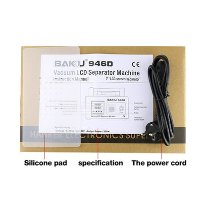 บากู BK-946D 200W เครื่องดูดฝุ่น LCD ระบบสัมผัสแผงแยกเครื่อง, AC 220V, BK-946D 200W 220V
