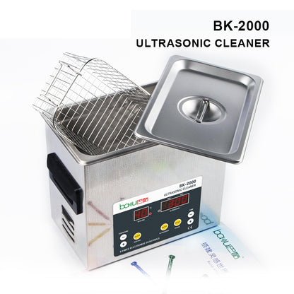 บากู BK-2000 120W 3.36L จอแสดงผล LCD เครื่องทำความร้อนอัลตราโซนิกพร้อมตะกร้า, AC 220V, ปลั๊ก EU, BK-2000 120W 3.36L 220V