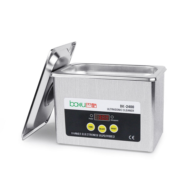 บากู BK-2400 35W 0.8L จอแสดงผล LCD เครื่องทำความสะอาดอัลตราโซนิก, AC 220V, BK-2400 35W 0.8L 220V