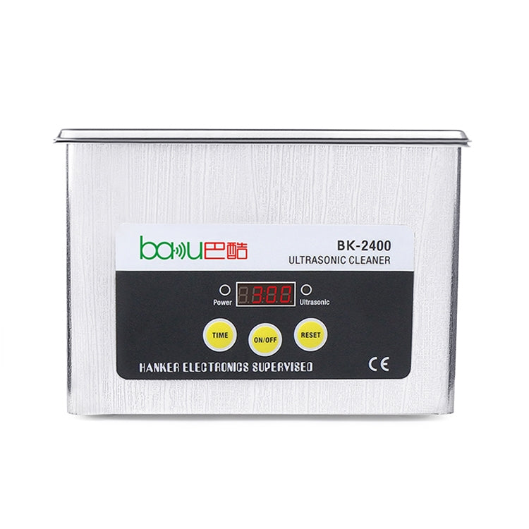 บากู BK-2400 35W 0.8L จอแสดงผล LCD เครื่องทำความสะอาดอัลตราโซนิก, AC 220V, BK-2400 35W 0.8L 220V