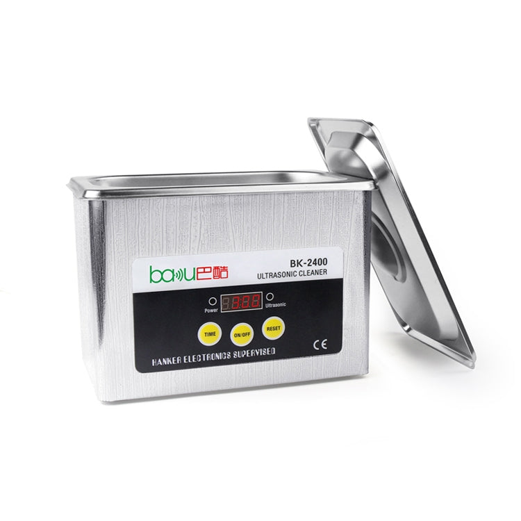 บากู BK-2400 35W 0.8L จอแสดงผล LCD เครื่องทำความสะอาดอัลตราโซนิก, AC 220V, BK-2400 35W 0.8L 220V