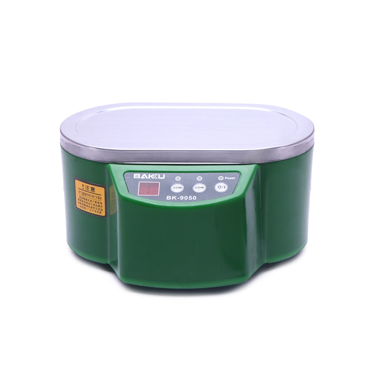 บากู BK-9050 30W / 50W จอแสดงผล LCD ปรับได้ 0.6L เครื่องทำความสะอาดอัลตราโซนิก, AC 220V, BK-9050 30W / 50W 0.6L 220V Green, BK-9050 30W / 50W 0.6L 220V White