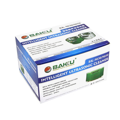 บากู BK-9050 30W / 50W จอแสดงผล LCD ปรับได้ 0.6L เครื่องทำความสะอาดอัลตราโซนิก, AC 220V, BK-9050 30W / 50W 0.6L 220V Green, BK-9050 30W / 50W 0.6L 220V White