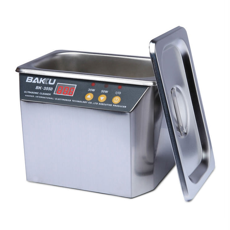 BAKU BK-3550 35W / 50W จอแสดงผล LCD 0.8L ที่ปรับได้เครื่องทำความสะอาดอัลตราโซนิก, AC 110V, ปลั๊ก US, BK-3550 35W / 50W 0.8L 110V