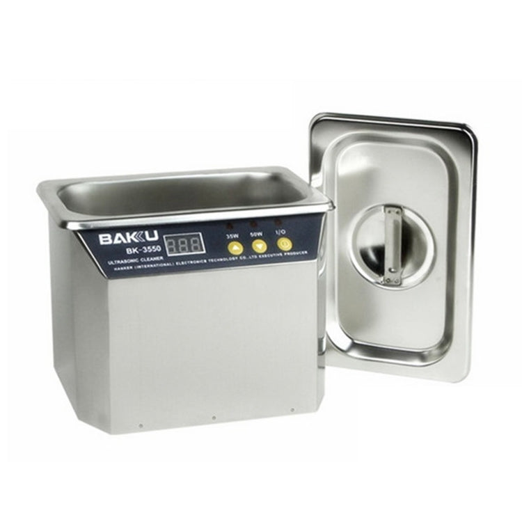 BAKU BK-3550 35W / 50W จอแสดงผล LCD 0.8L ที่ปรับได้เครื่องทำความสะอาดอัลตราโซนิก, AC 110V, ปลั๊ก US, BK-3550 35W / 50W 0.8L 110V