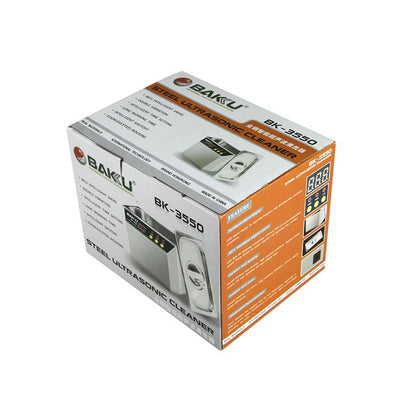 BAKU BK-3550 35W / 50W จอแสดงผล LCD 0.8L ที่ปรับได้เครื่องทำความสะอาดอัลตราโซนิก, AC 110V, ปลั๊ก US, BK-3550 35W / 50W 0.8L 110V