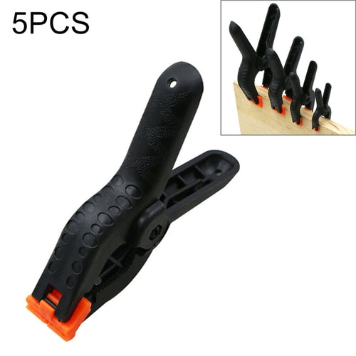 5 PCS Woodworking Photo Studio การถ่ายภาพฉากหลังคลิปไนล่อนรองรับ Spring Clamp ความยาว: 157 มม, Length: 157mm