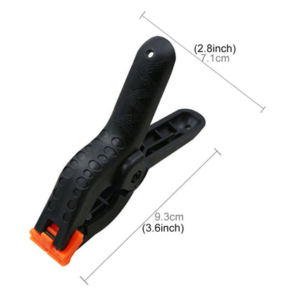 5 PCS Woodworking Photo Studio การถ่ายภาพฉากหลังคลิปไนล่อนรองรับ Spring Clamp ความยาว: 93 มม, Length: 93mm