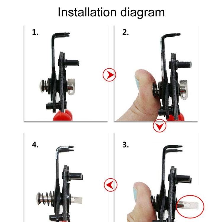 4 in 1 คีม 10-15 มม.แหวน Snap Circlip Plier รวมคลิปยึด 45-180 องศา, 4 in 1