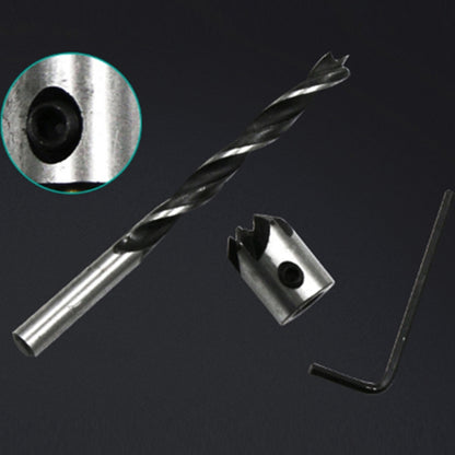 7 in 1 ไม้ Countersink Chamfer สามชี้ความเร็วสูงเหล็กเจาะชุด Bits,3-10 มม., 7 PCS/Set