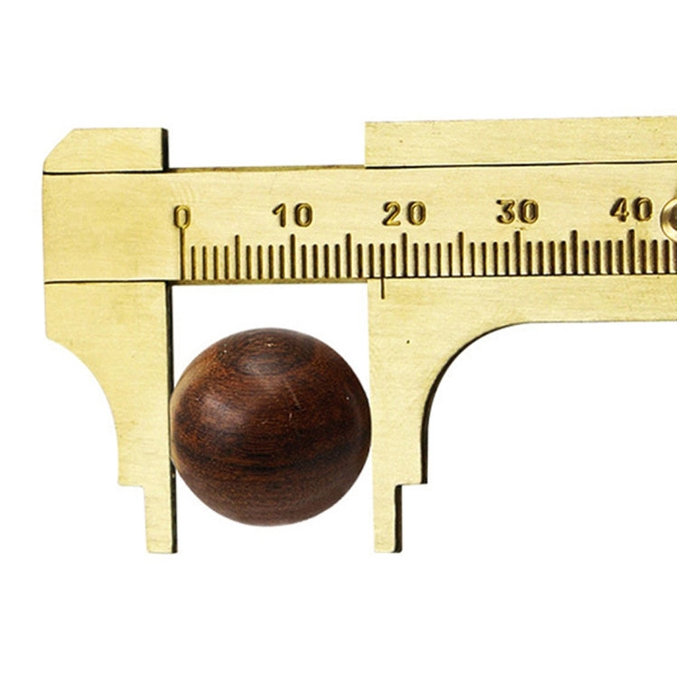 แบบพกพามินิทองเหลืองเลื่อน 100 มม.Vernier Bead เครื่องประดับวัด Caliper, 100mm