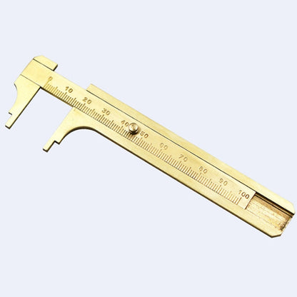 แบบพกพามินิทองเหลืองเลื่อน 100 มม.Vernier Bead เครื่องประดับวัด Caliper, 100mm
