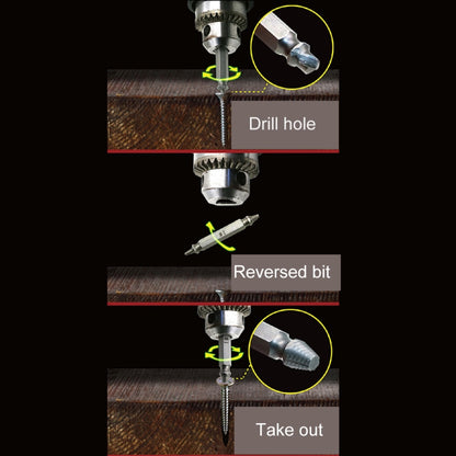 4 in 1 Screw Extractor เจาะ Bits เครื่องมือ Broken Bolt Remover (1 #, 2 #, 3 #, 4 #) พร้อมกล่องพลาสติก, Gold s2, Gold 4341, 4341, s2