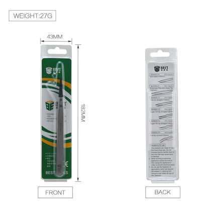 แหนบหัวตรง BST-00 ที่ดีที่สุดสำหรับซ่อมโทรศัพท์มือถือ / คอมพิวเตอร์, BST-00