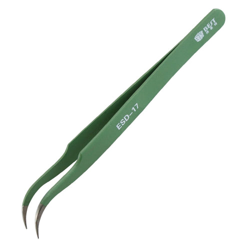 BEST BST-17 แหนบสแตนเลส ESD ป้องกันไฟฟ้าสถิตที่มีความแม่นยำ, BST-17
