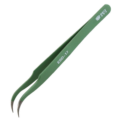 BEST BST-17 แหนบสแตนเลส ESD ป้องกันไฟฟ้าสถิตที่มีความแม่นยำ, BST-17
