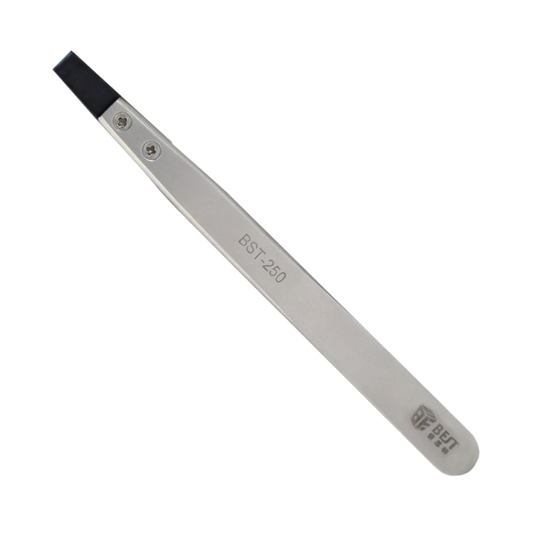 BEST BST-250 สแตนเลสสตีล Snti Static Tweezer, BST-250
