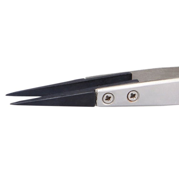 BEST BST-259 สแตนเลสสตีล Snti Static Tweezer, BST-259
