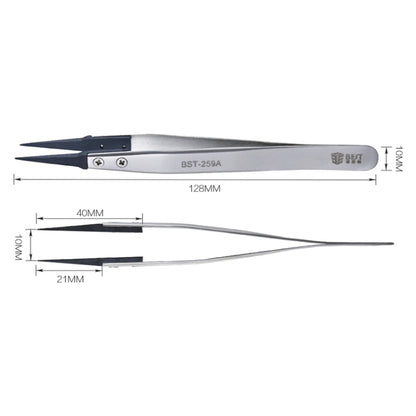 BEST BST-259A แหนบป้องกันไฟฟ้าสถิตย์สแตนเลส, BST-259A