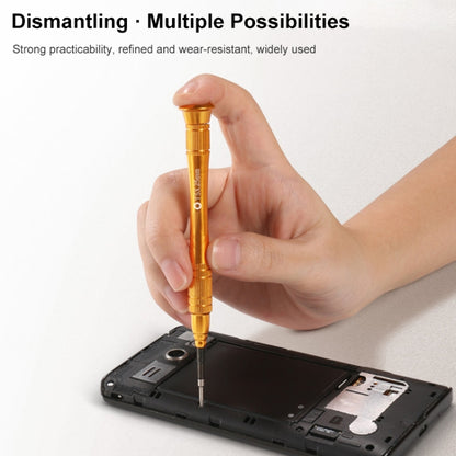 JF-658-0.8 เครื่องมือซ่อมโทรศัพท์มือถือโลหะไขควงห้าดาว, 0.8 Pentalobe
