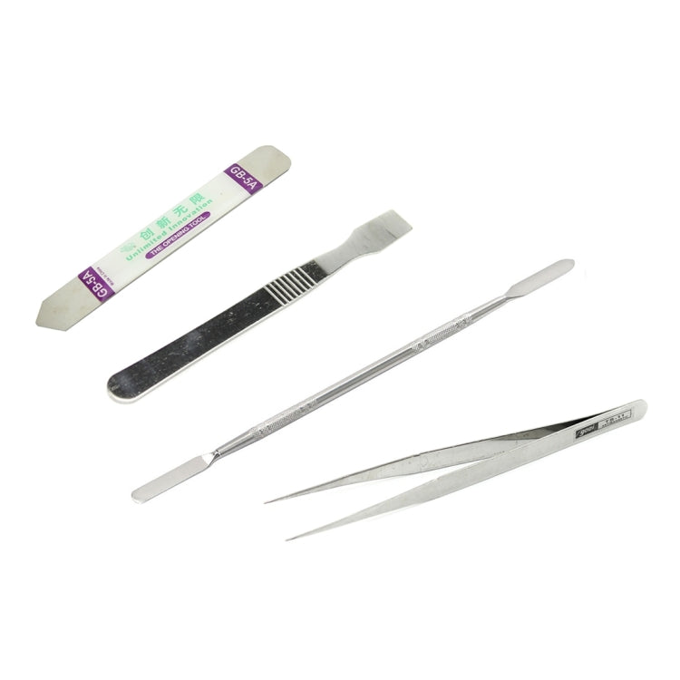 JF-8131 ชุดเครื่องมือซ่อมแซมชิ้นส่วนโลหะ + พลาสติก 19 in 1, JF-8131