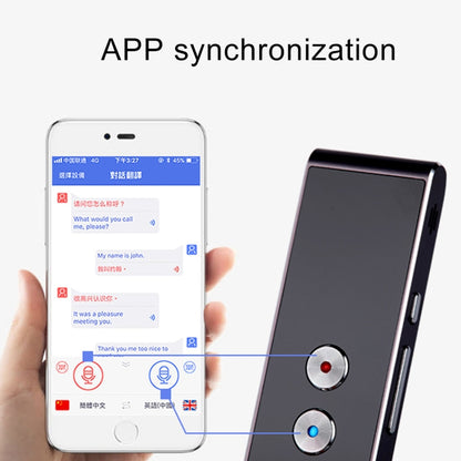 T8 Pocket Smart Voice Translator นักแปลการแปลคำพูดแบบเรียลไทม์พร้อมไมโครโฟนคู่รองรับ 33 ภาษา