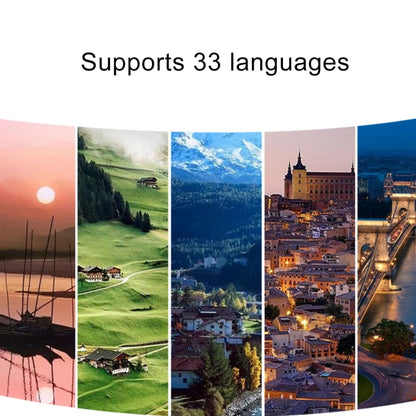 T8 Pocket Smart Voice Translator นักแปลการแปลคำพูดแบบเรียลไทม์พร้อมไมโครโฟนคู่รองรับ 33 ภาษา