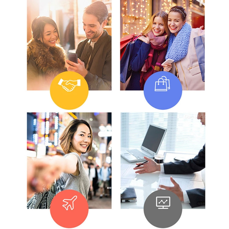 T8 Pocket Smart Voice Translator นักแปลการแปลคำพูดแบบเรียลไทม์พร้อมไมโครโฟนคู่รองรับ 33 ภาษา