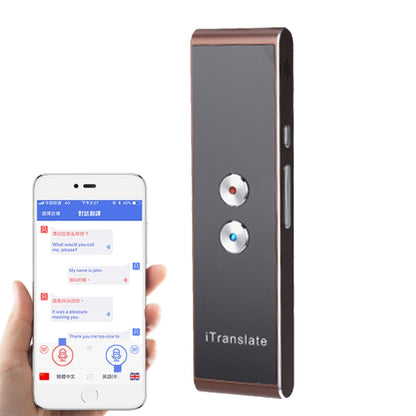 T8 Pocket Smart Voice Translator นักแปลการแปลคำพูดแบบเรียลไทม์พร้อมไมโครโฟนคู่รองรับ 33 ภาษา