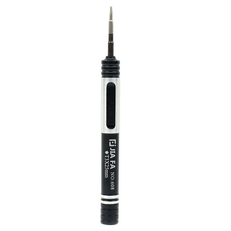 JIAFA JF-608-T3 Torx T3 ไขควงซ่อมโทรศัพท์มือถือ (สีดำ), T3 Torx