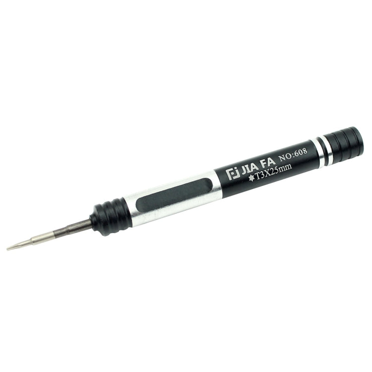 JIAFA JF-608-T3 Torx T3 ไขควงซ่อมโทรศัพท์มือถือ (สีดำ), T3 Torx
