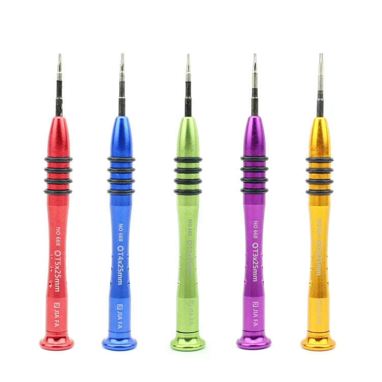 JIAFA JF-825 ชุดเครื่องมือซ่อมไขควง Torx 7 ใน 1, JF-825