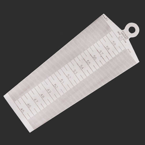 Wedge Feeler Gap 45-60 มม. ไม้บรรทัดสแตนเลสตรวจสอบ Taper Gauge เมตริกเครื่องมือวัด, 45-60mm Metric