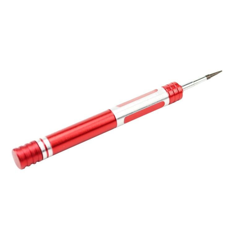 608-0.8 Pentalobe 0.8 ไขควงสำหรับสกรูพอร์ตชาร์จ iPhone, 0.8 Pentalobe (Red)